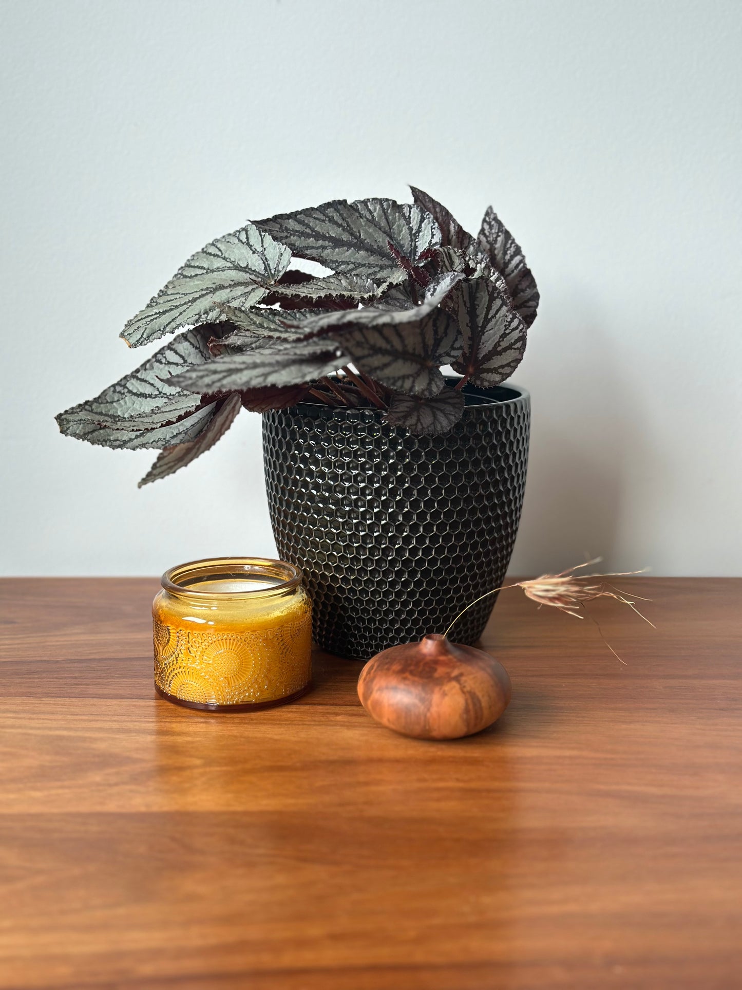 small pebble vase